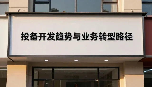 设备保养行业技术开发趋势与业务转型路径